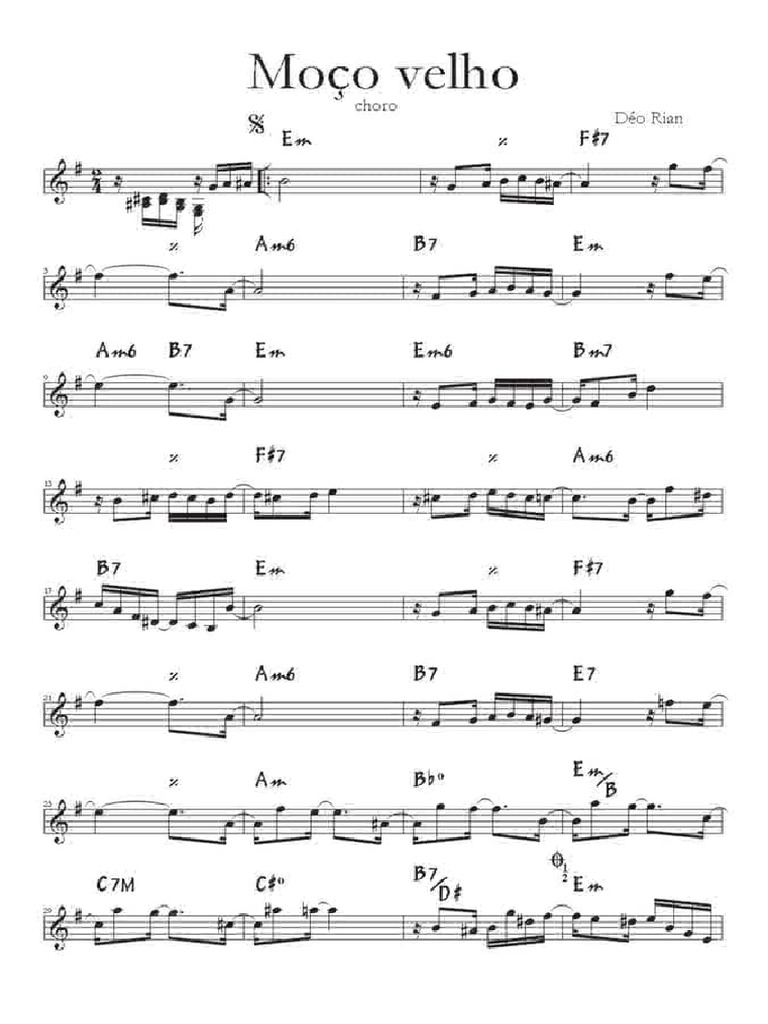 Moço Velho - Deo Rian-Ut | PDF
