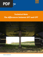 Technical Note SPT Vs CPT