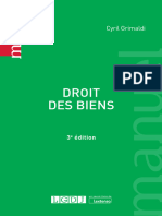 Droit Des Biens: Cyril Grimaldi