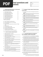 SSSG INGLESE Reported Questions and Imperatives