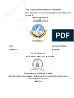 A Dissertation Submitted To Bharathidasan University, Thiruchirappalli in Partial Fulfillment of The Requirements of The Award of The Degree of