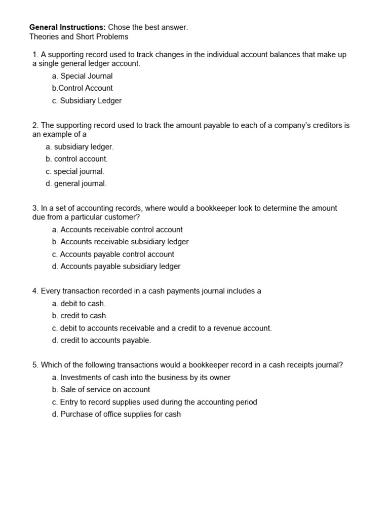 Special Journals in Accounting Practice | PDF | Debits And Credits ...