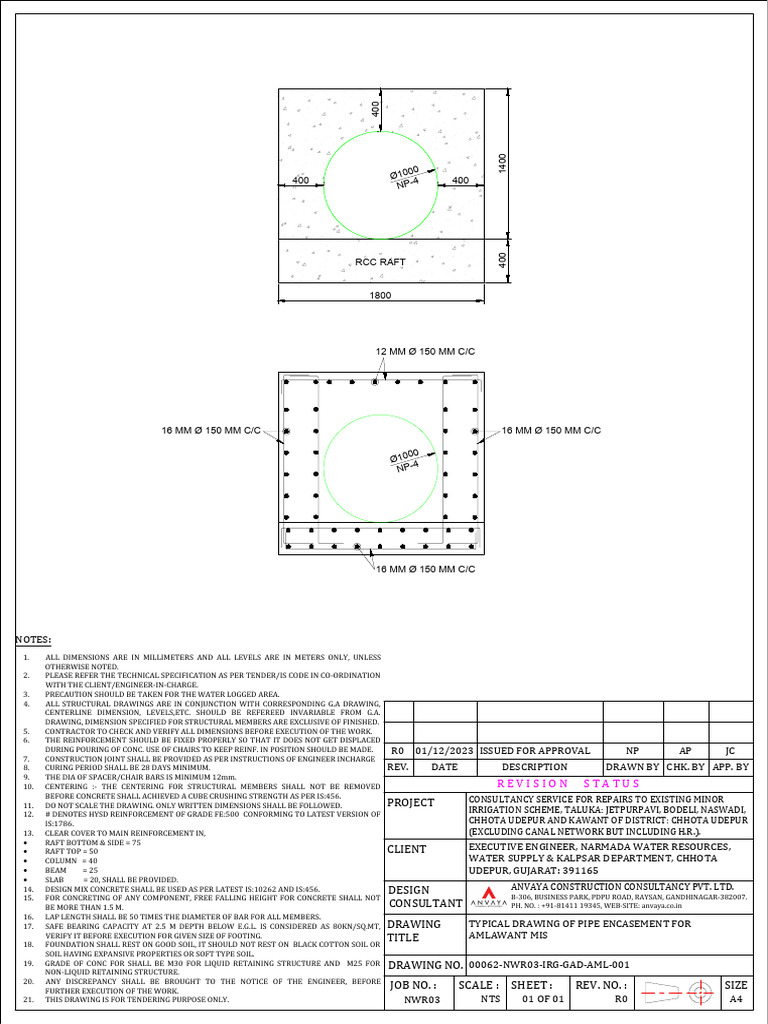 Typical Drawing of Pipe Encasement Amlawant FINALSHT1 PDF