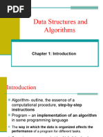 Chapter 1 Introduction Data Structures