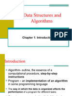 Chapter 1 Introduction Data Structures