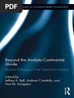 Bell, Cutrofello, Livingston (Eds.) - Beyond The Analytic-Continental Divide