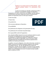 La Gestion Par Objectifs Est Un Concept Promu Par Peter Drucker