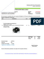 Cot0836 - 23fibraforte - Plato de Bomba Oleo Hidraulica de Guillotina