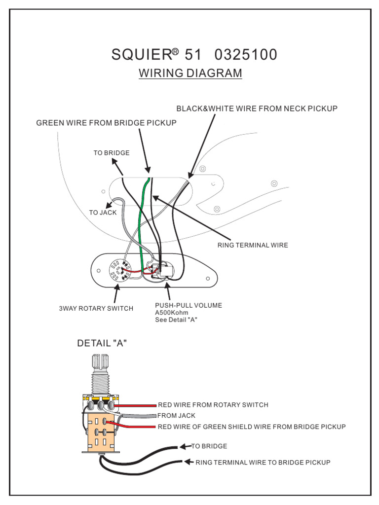 Squier 51 Wiring | PDF