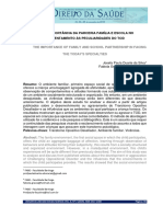 Material de Estudos Fratelli (A IMPORTÂNCIA DA PARCERIA FAMÍLIA E ESCOLA NO - ENFRENTAMENTO ÀS PECULIARIDADES DO TOD)