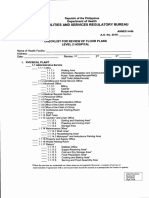 Checklist For Review of Floor Plans Level 2