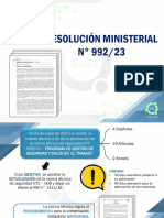 1) Resolucion Ministerial 992