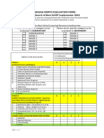 Balingasag North Evaluation Form 2022 Final Edited