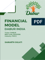 Dabur India Financial Model