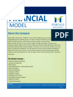MARICO Ltd. - Financial Model