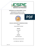 Pautas de Clasificacion y Taxonomia Bacteriana