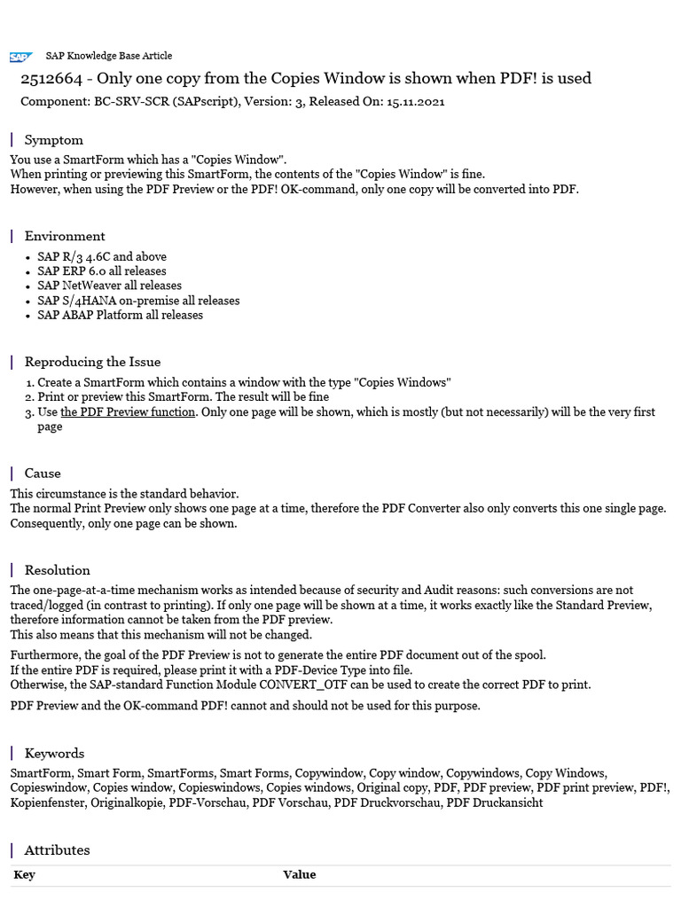 Sap note pdf print pdf computer science software