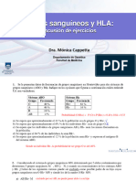 Clase de Discusión - Ejercicios Grupos Sanguíneos y HLA