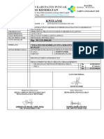 Pelaksanaan Imunisasi PKM Biasa