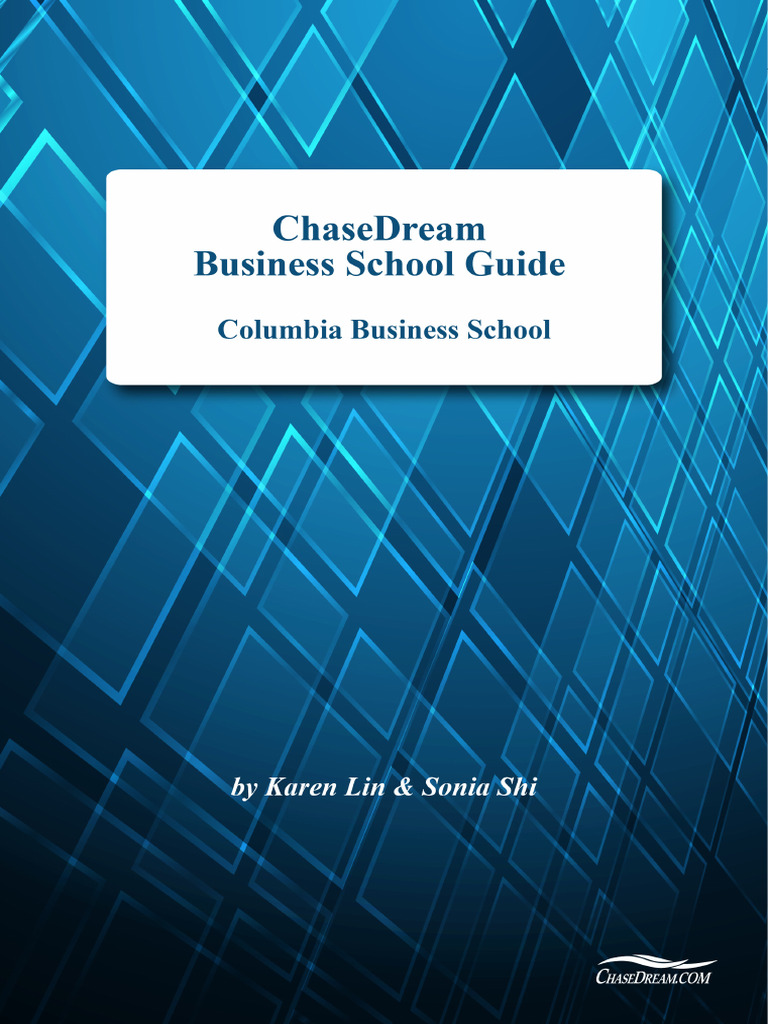 ChaseDream Business School Guide CBS | PDF