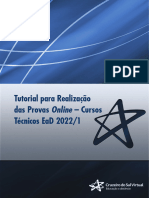 Tutorial para Realização Das Provas Online Graduação EaD 20221