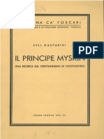 Evel Gasparini: Il Principe Myskin - Una Ricerca Sul Cristianesimo Di Dostojevskij