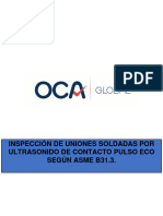 SST-PETS-026 Inspección de Uniones Soldadas Por Ultrasonido Pulso Eco Según ASME B31.3