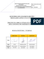 Emv-Sgc-Pro-04 Muestreo de Concreto Recién Mezclado Astm Aprobado