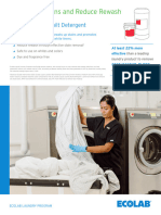 Ecolab Liquid Laundry Built Detergent Sell Sheet EN