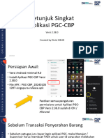 Petunjuk Singkat Aplikasi PGC-CBP