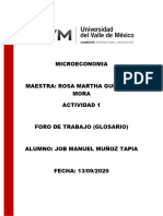 Foro de Trabajo (Glosario Microeconomia)