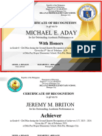 Award Certificates Templates