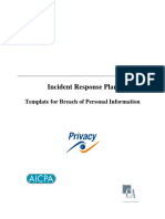 Incident Response Plan Template