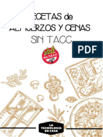 Cenas y Almuerzos Sin TACC