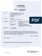 Certificado Inversor SAJ R6-15 25K IEC62116&IEC61727 - PORTUGUÊS