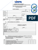 Formulario de Evaluacion de Pasantia