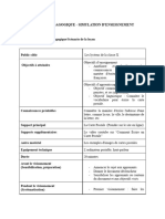 La Fiche Pédagogique Groupe 4 - Simulation D'enseignement