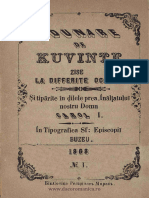 1868 - Adunare de Cuvinte Zise La Diferite Ocazii Si Tiparite in Zilele Prea Inaltului Nostru Domn Carol I