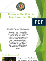 History of The Order of Augustinian Recollects