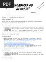 Reactjs Roadmap For Beginners