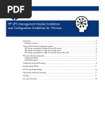 HPE - c00656921 - HP UPS Management Module Installation and Configuration Guidelines For VMware ESX