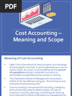 Introduction To Cosrt Accounting