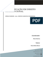 Pós-Graduação em Direito Constitucional: Coordenador