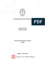Manual para La Presentación de Trabajos de Grado APA 7a Ed