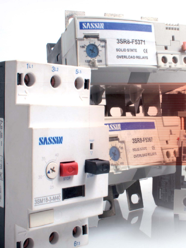Relés Térmicos 3SR8: Protección Motor | PDF | Relé | Corriente eléctrica