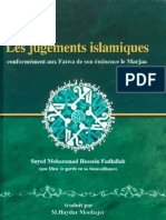 Les Jugements Islamiques