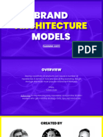 Brand Architecture Models 