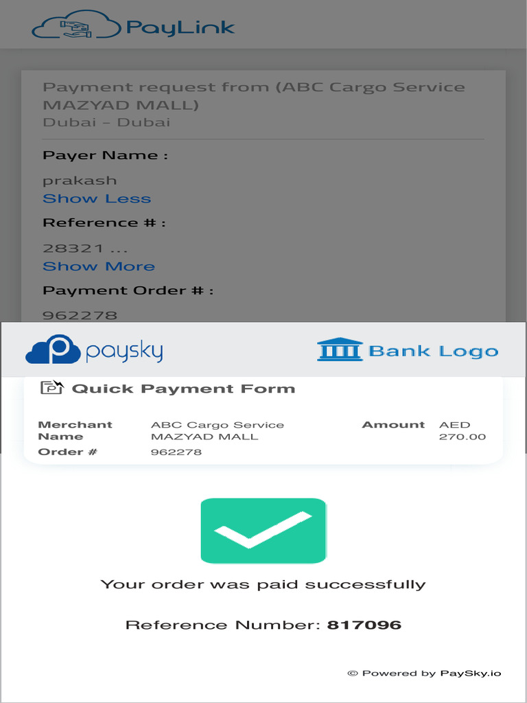 Payment Confirmation for ABC Cargo | PDF | Finance & Money Management