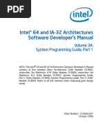 Intel 64 and IA-32 Architectures Software Developer's Manual