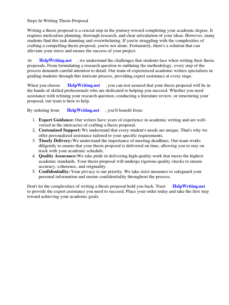 HOW TO WRITE A THESIS PROPOSAL SAMPLE visual data 5